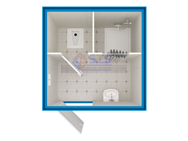 STS-302-6 WC/DUŞ Konteyner