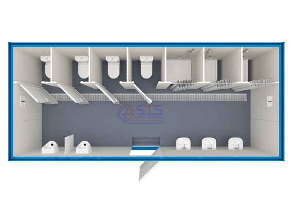 STS-310 WC DUŞ Konteyner...